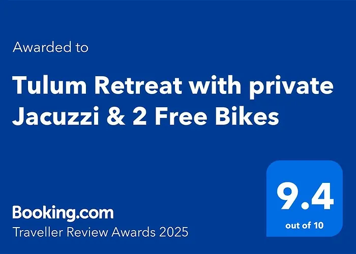 Tulum Retreat With Private Patio Tub & 2 Free Bikes